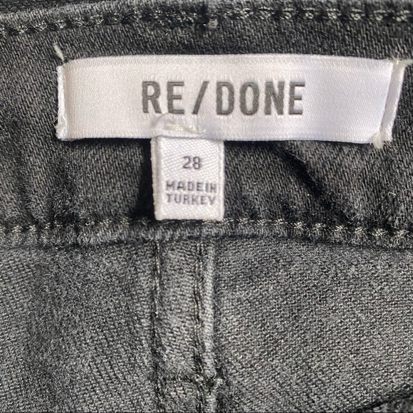 RE/DONE 90s High Rise Ankle Crop Black Jeans NWT - Picture 14 of 15